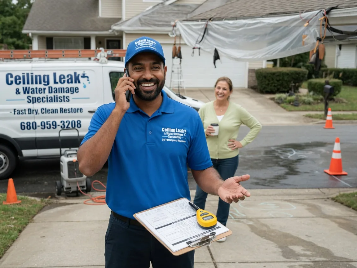 Ceiling Leak Cleanup Guadalupita, NM FAQs